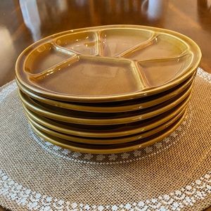 Vintage set of Cien France Fondue Plates